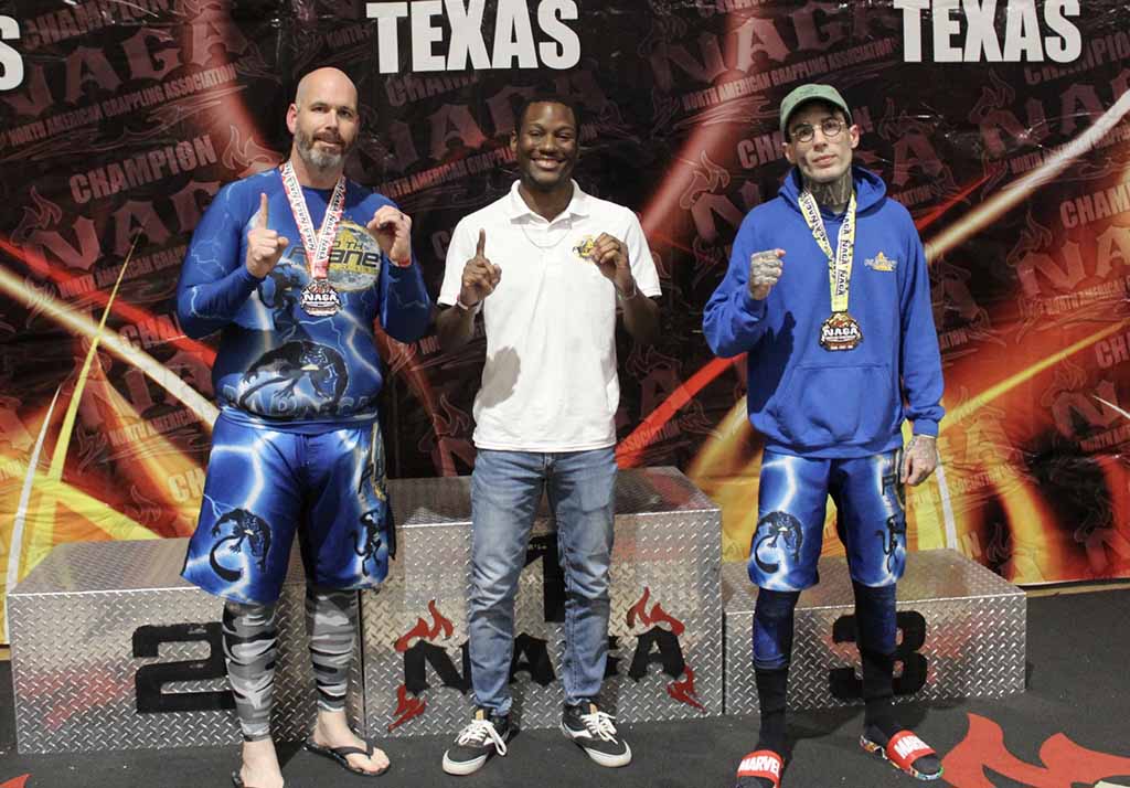10th Planet Beaumont competitor with medals at grappling tournament