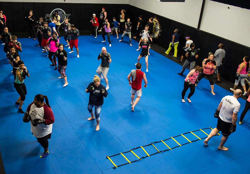 Kickboxing fitness classes for Silsbee residents at 10th Planet Beaumont