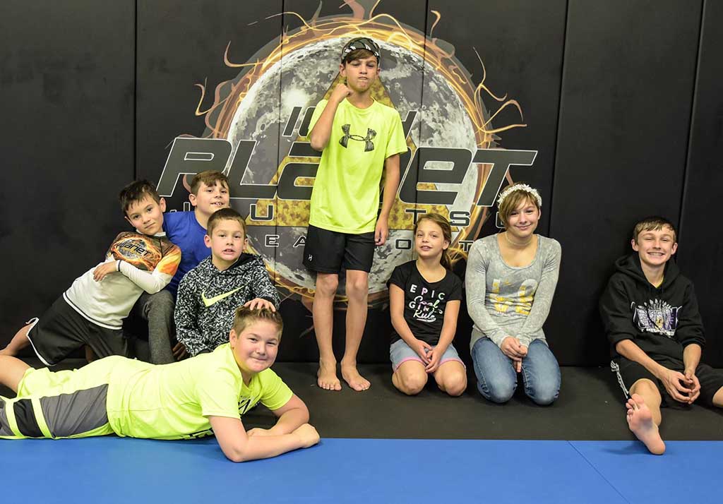 Youth martial arts training at 10th Planet Beaumont