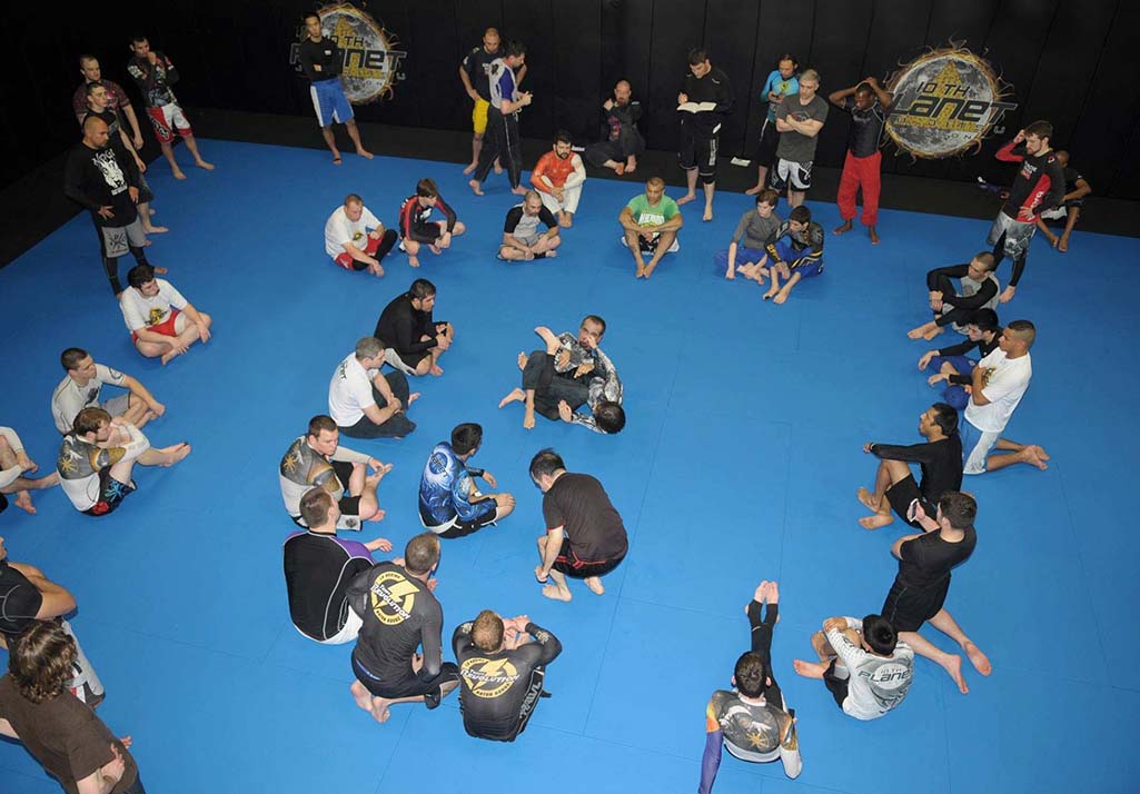 Ground control and defensive tactics training at 10th Planet Beaumont