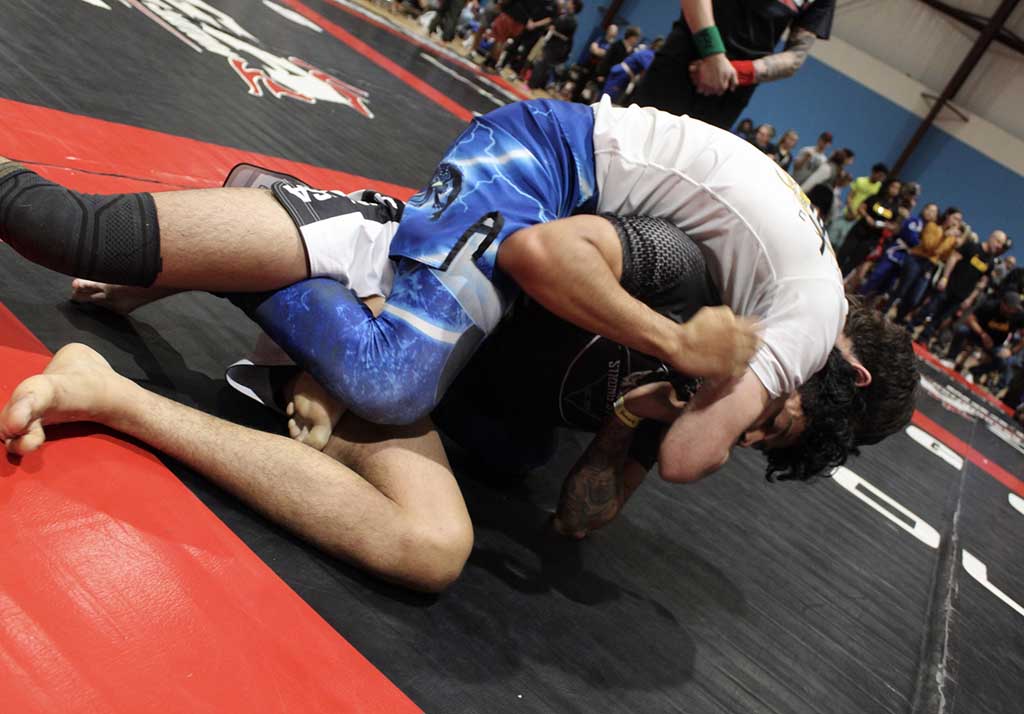 10th Planet Beaumont student winning at a grappling tournament
