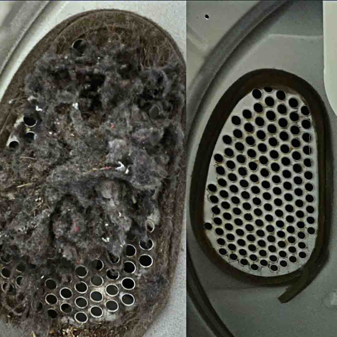 Dryer interior cleaning