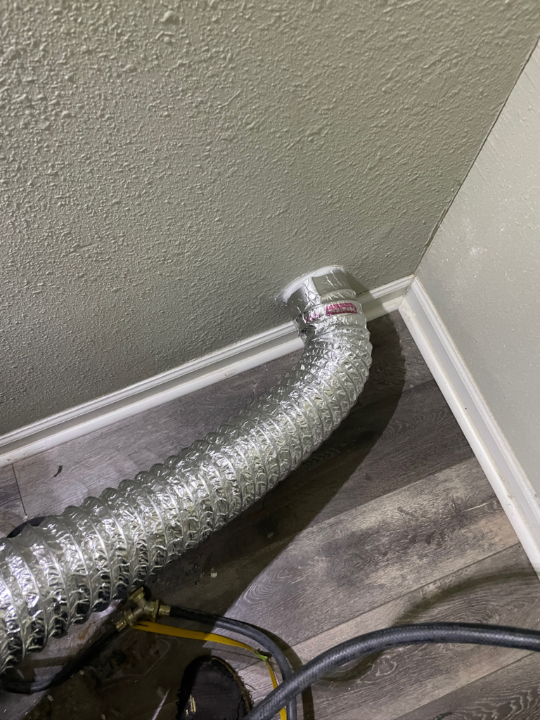 Dryer vent installation near Portland