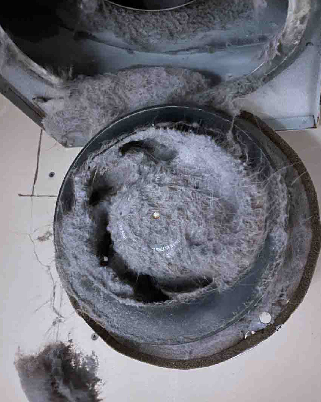 Dryer vent booster fan installation