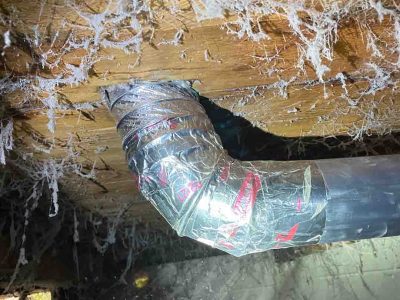 Dryer vent repair by certified technician
