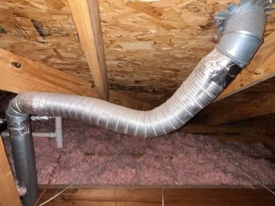 Dryer transition hose replacement service