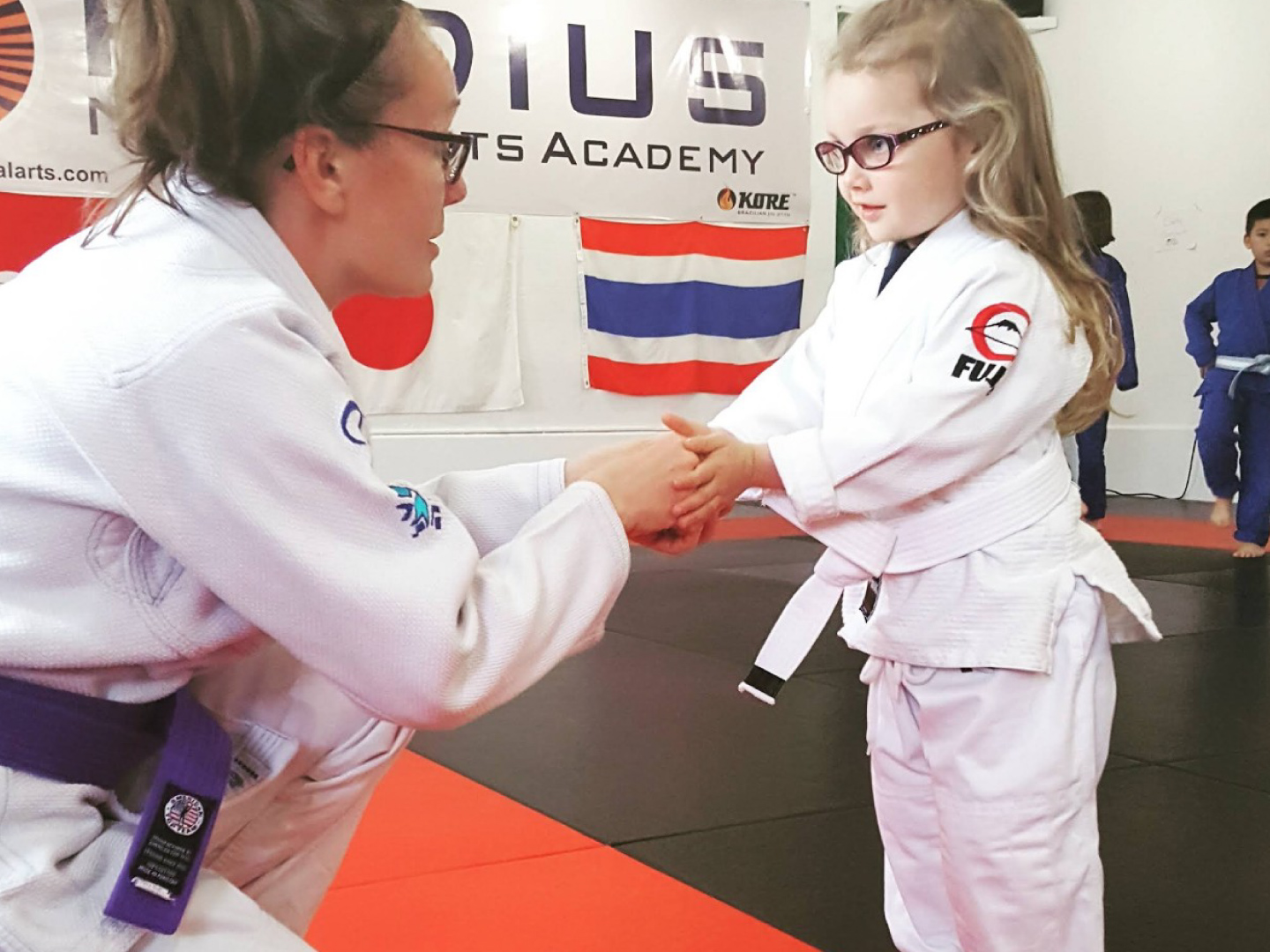 Kids martial arts class at Radius Martial Arts Academy in Fairfield, CT