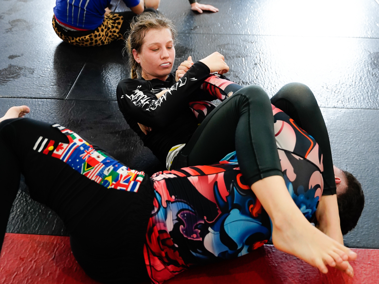 Live sparring session at Radius Martial Arts Academy in Fairfield, CT