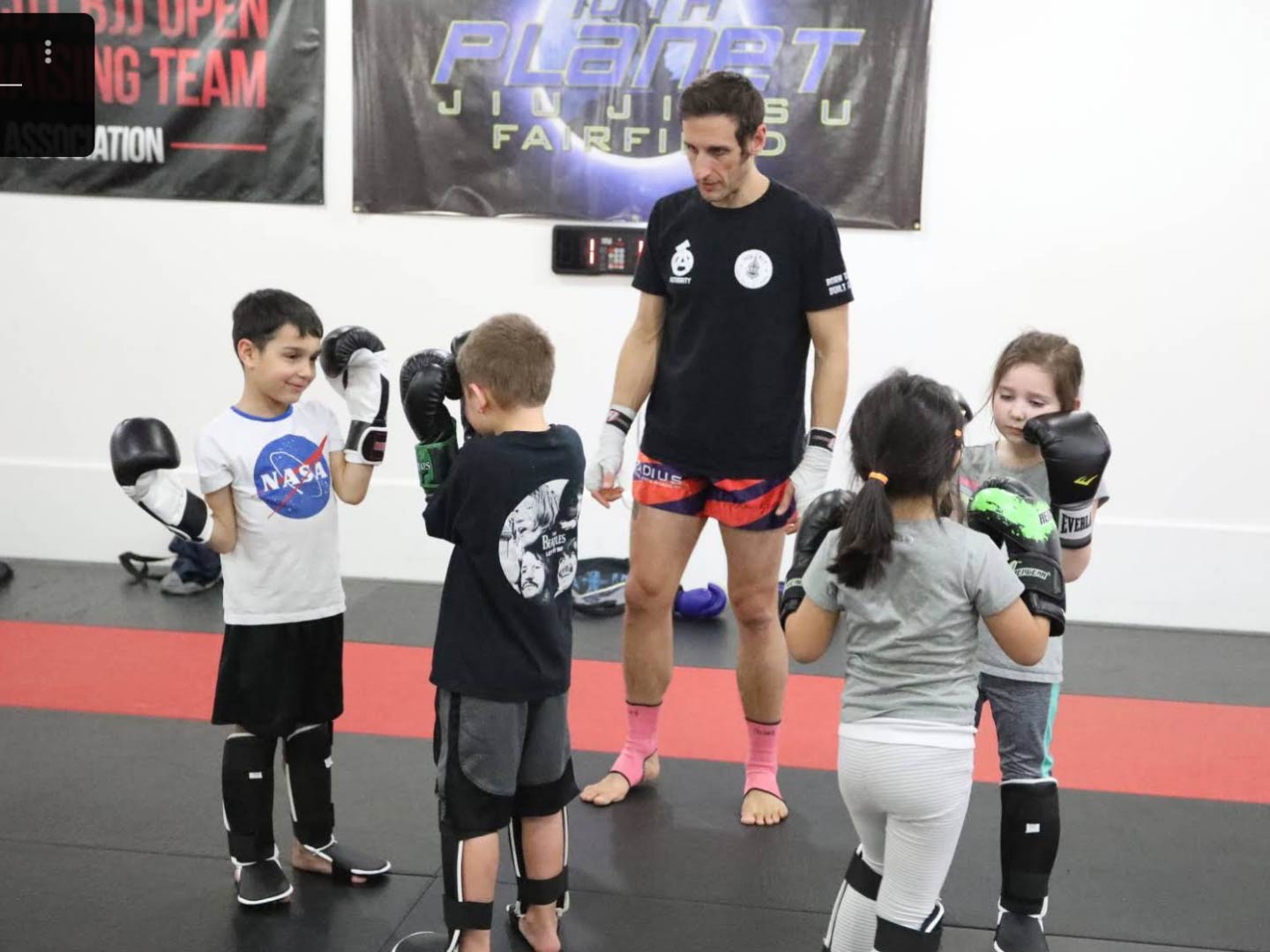 Kids martial arts class at Radius Martial Arts Academy in Fairfield, CT